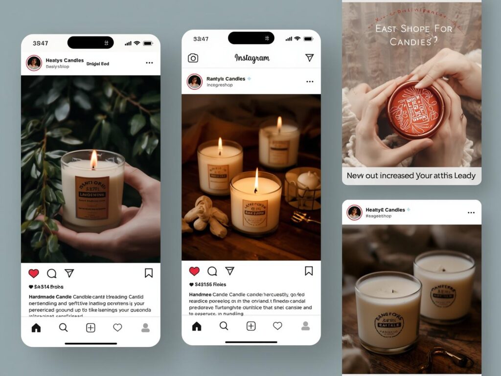 ChatGPT Instagram Marketing to Increase Sales of Handmade Candle Shop

