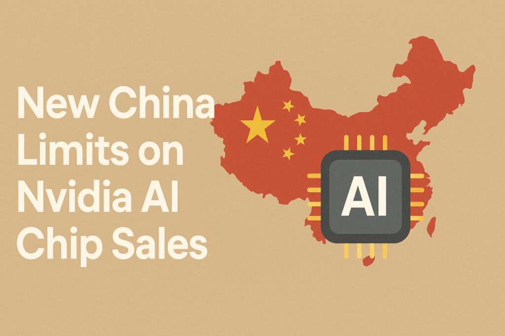 New China Limits on Nvidia AI Chip Sales