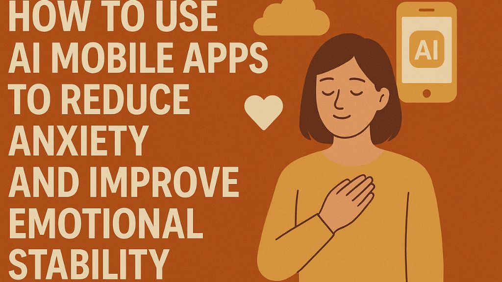 How to Use AI Mobile Apps to Reduce Anxiety and Improve Emotional Stability