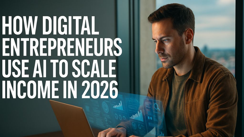 How Digital Entrepreneurs Use AI to Scale Income in 2026