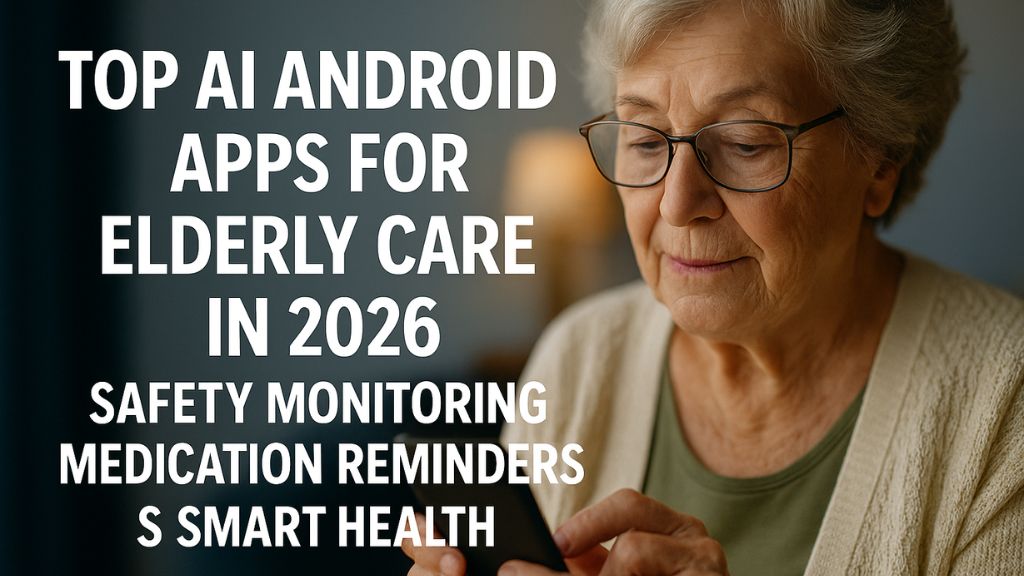 Top AI Android Apps for Elderly Care in 2026: Safety Monitoring, Medication Reminders & Smart Health Assistance