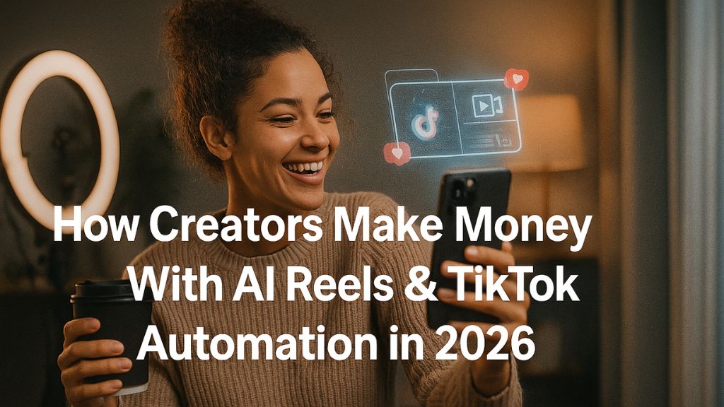 How Creators Make Money With AI Reels & TikTok Automation in 2026
