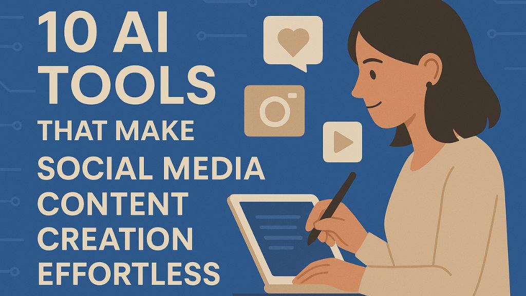 10 AI Tools That Make Social Media Content Creation Effortless