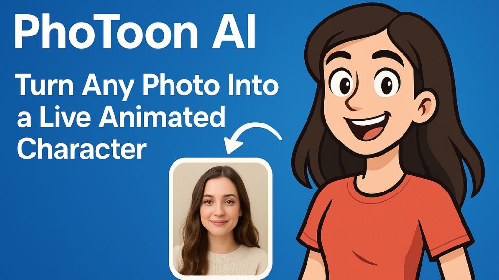 PhoToon AI: Turn Any Photo Into a Live Animated Character