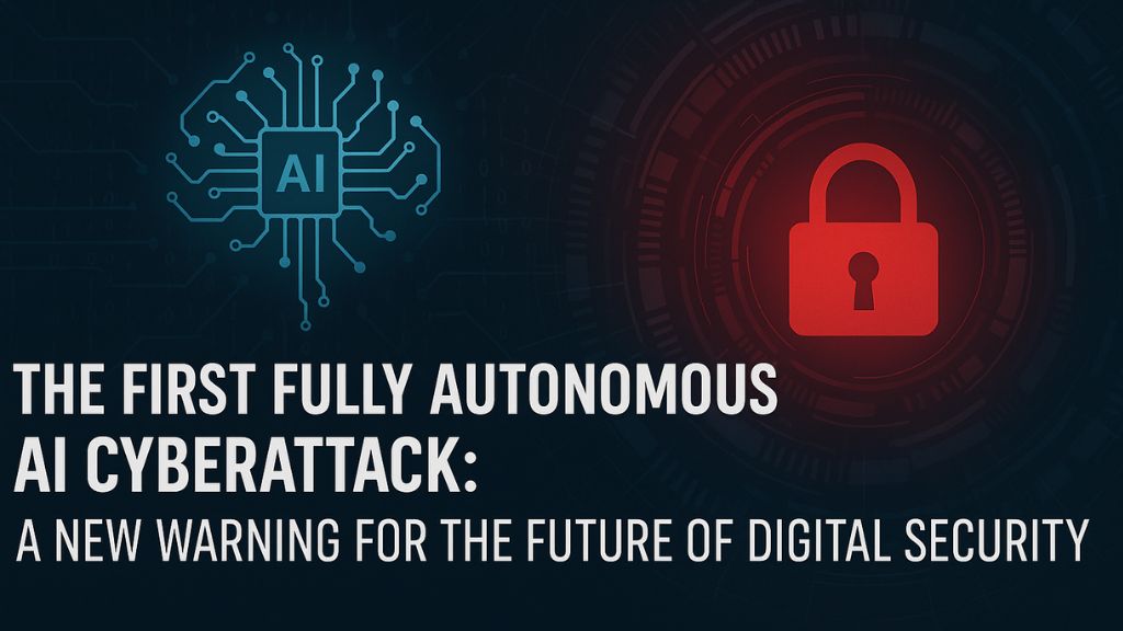The First Fully Autonomous AI Cyberattack: A New Warning for the Future of Digital Security