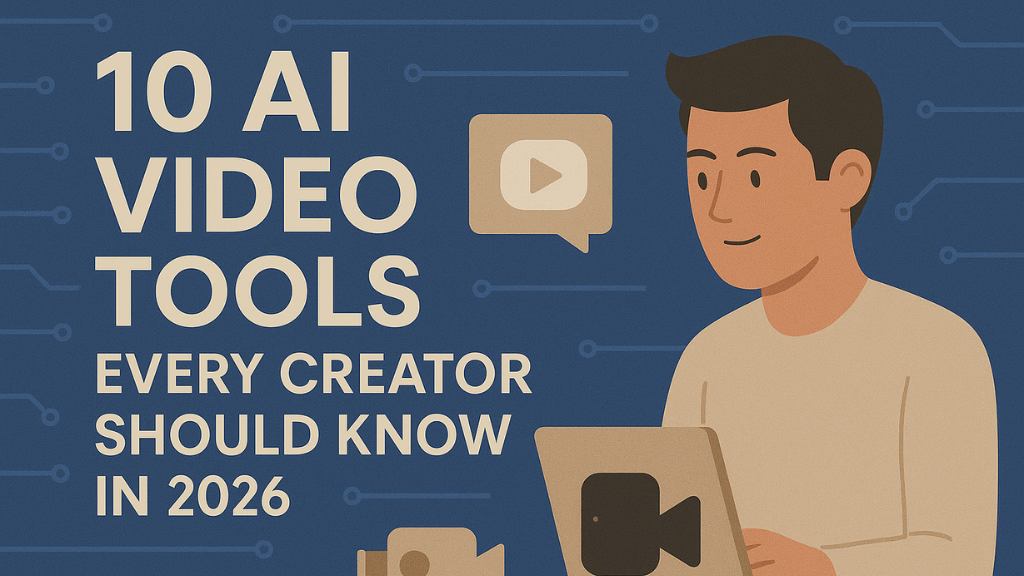 10 AI Video Tools Every Creator Should Know in 2026