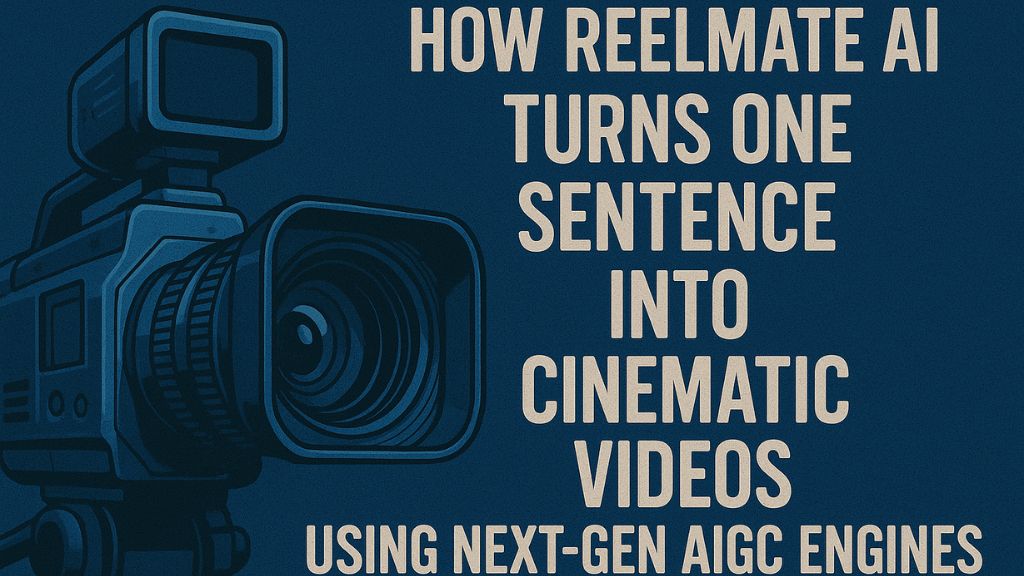 How ReelMate AI Turns One Sentence Into Cinematic Videos Using Next-Gen AIGC Engines