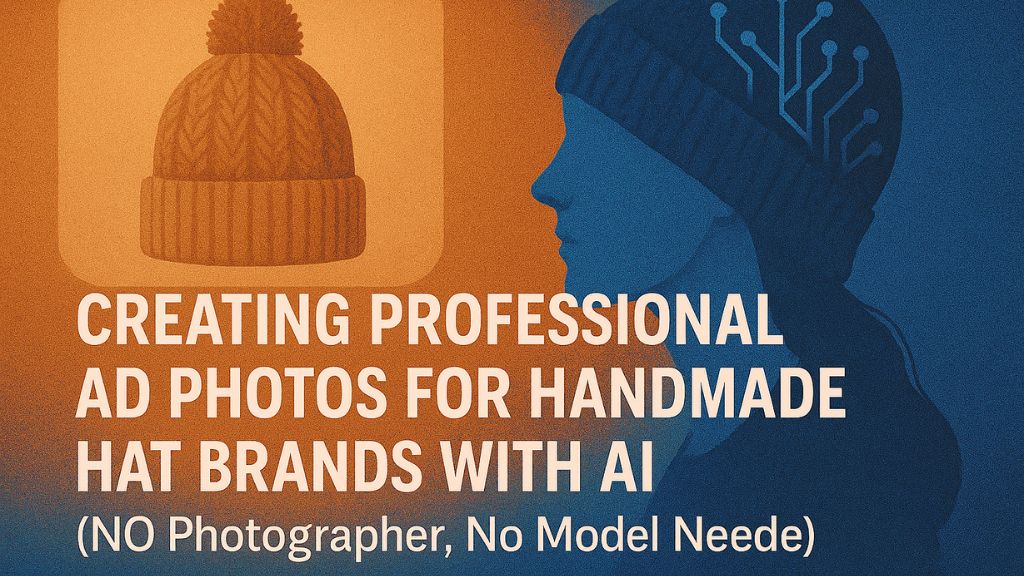 Creating Professional Ad Photos for Handmade Hat Brands with AI (No Photographer, No Model Needed)