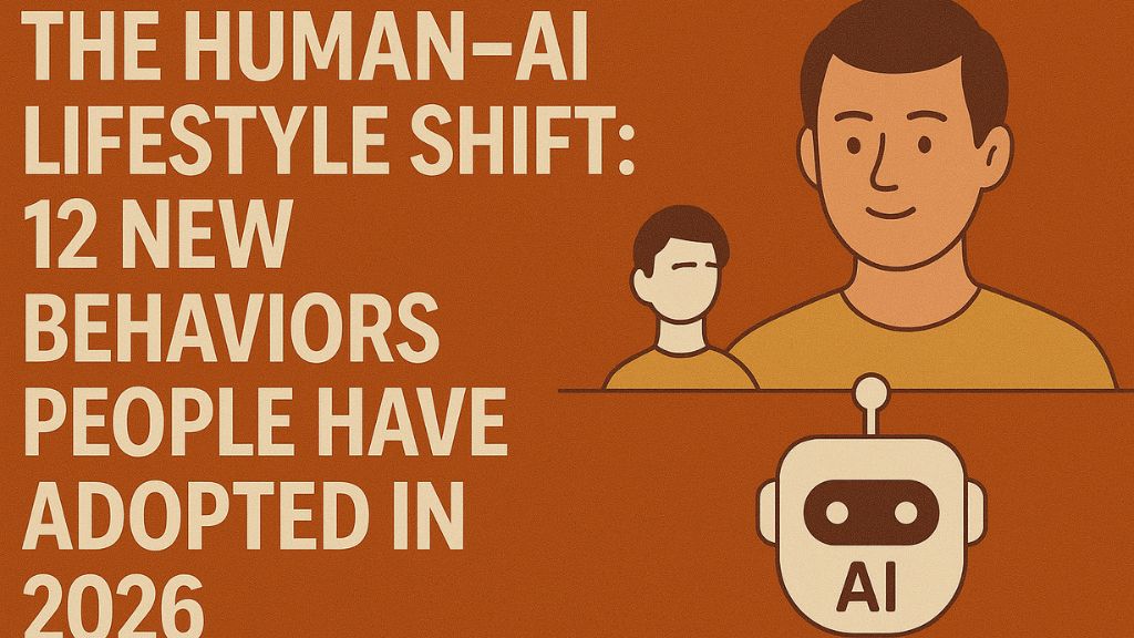 The Human–AI Lifestyle Shift: 12 New Behaviors People Have Adopted in 2026