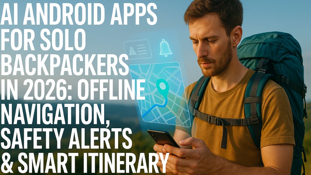 Discover the best AI Android apps for solo backpackers in 2026—offline navigation, real-time safety alerts, smart itinerary planning, and budget-friendly travel tools.