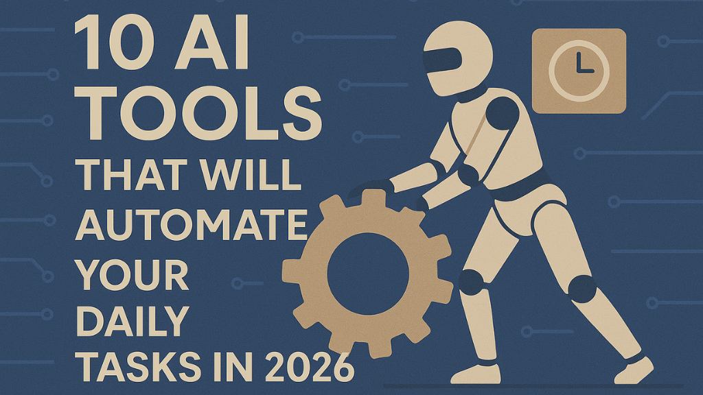 10 AI Tools That Will Automate Your Daily Tasks in 2026
