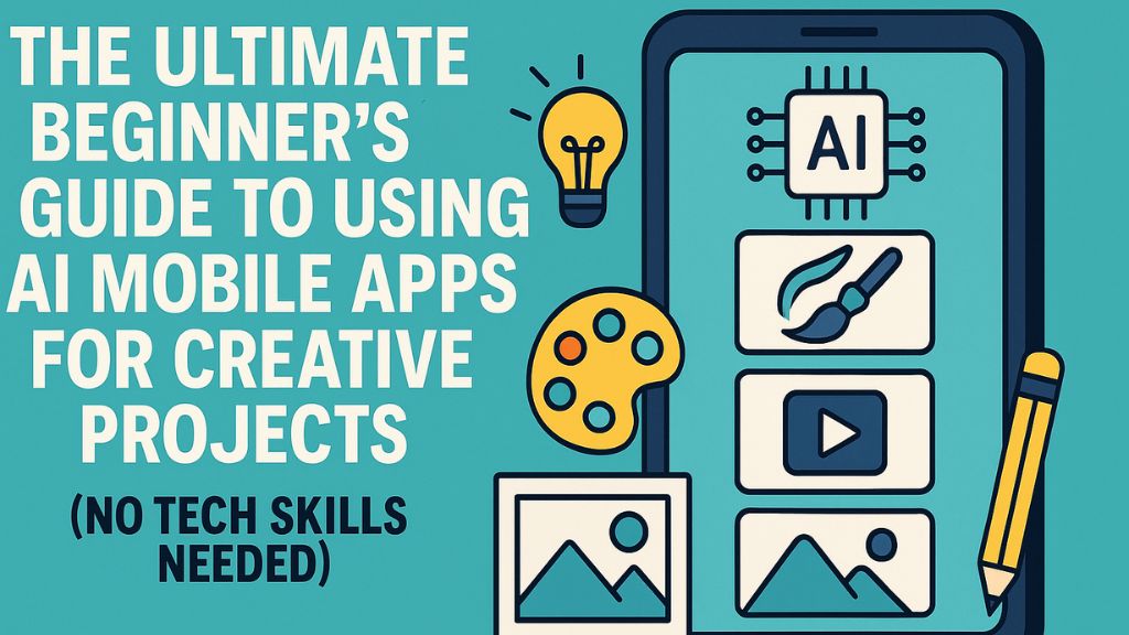 The Ultimate Beginners Guide to Using AI Mobile Apps for Creative Projects (No Tech Skills Needed)