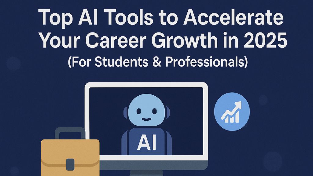 Top AI Tools to Accelerate Your Career Growth in 2025 (For Students & Professionals)