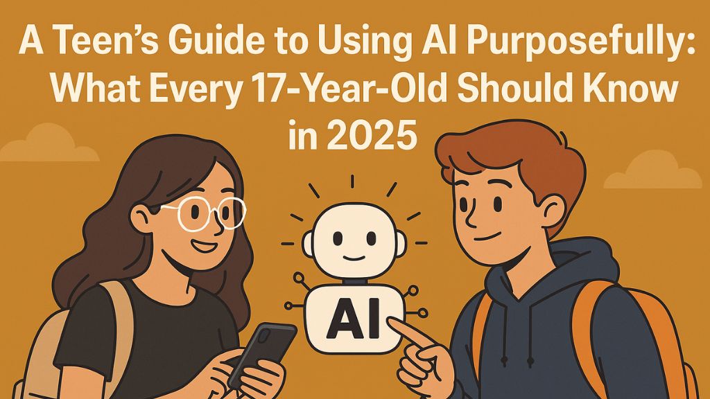 A Teen’s Guide to Using AI Purposefully: What Every 17-Year-Old Should Know in 2025