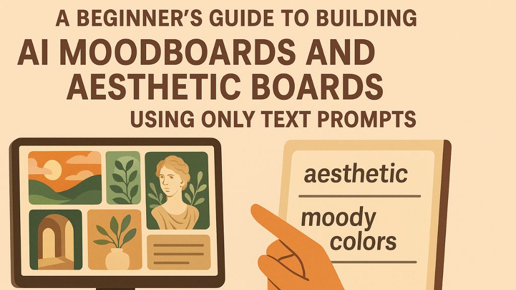 A Beginner’s Guide to Building AI Moodboards and Aesthetic Boards Using Only Text Prompts