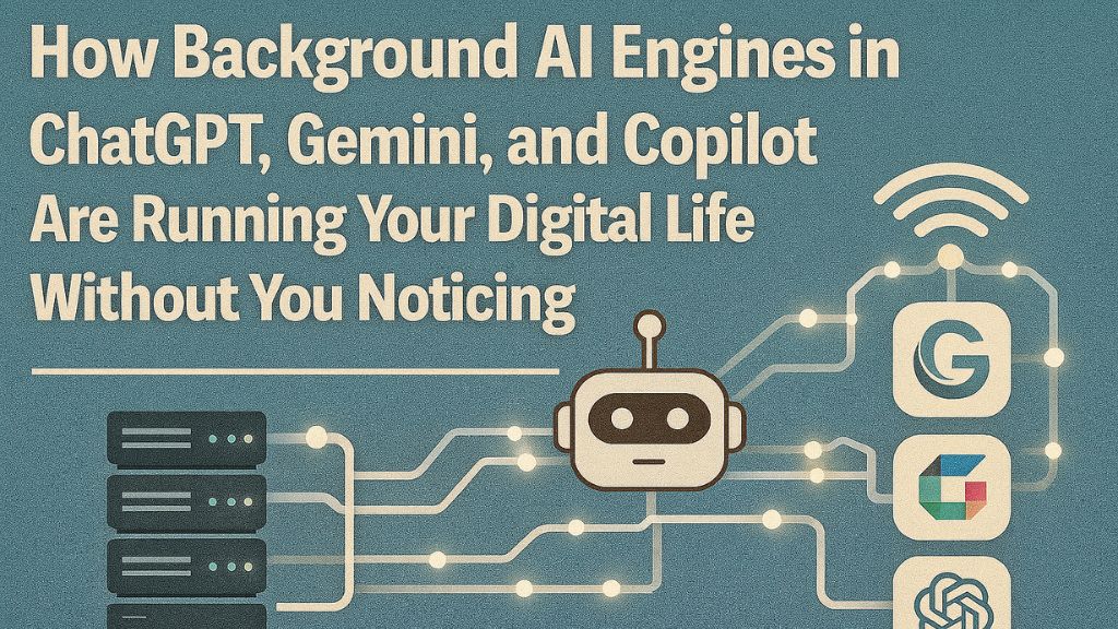 How Background AI Engines in ChatGPT, Gemini, and Copilot Are Running Your Digital Life Without You Noticing
