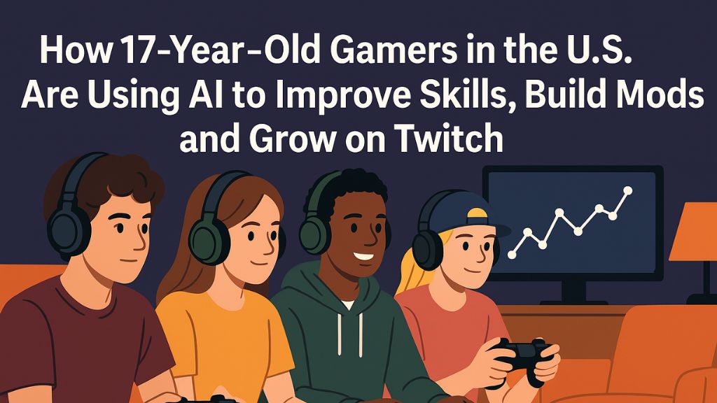 How 17-Year-Old Gamers in the U.S. Are Using AI to Improve Skills, Build Mods, and Grow on Twitch