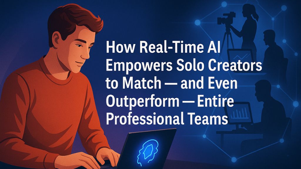How Real-Time AI Empowers Solo Creators to Match — and Even Outperform — Entire Professional Teams