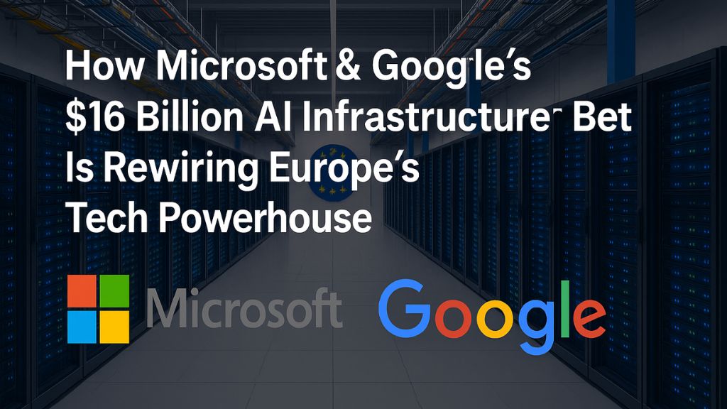 How Microsoft & Google’s $16 Billion AI Infrastructure Bet Is Rewiring Europe’s Tech Powerhouse