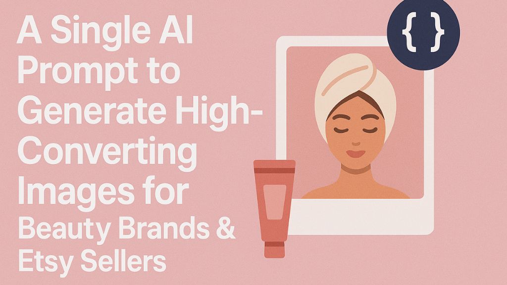 A Single AI Prompt to Generate High-Converting Images for Beauty Brands & Etsy Sellers