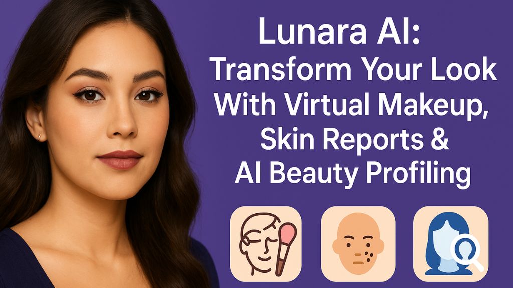 Lunara AI: Transform Your Look With Virtual Makeup, Skin Reports & AI Beauty Profiling