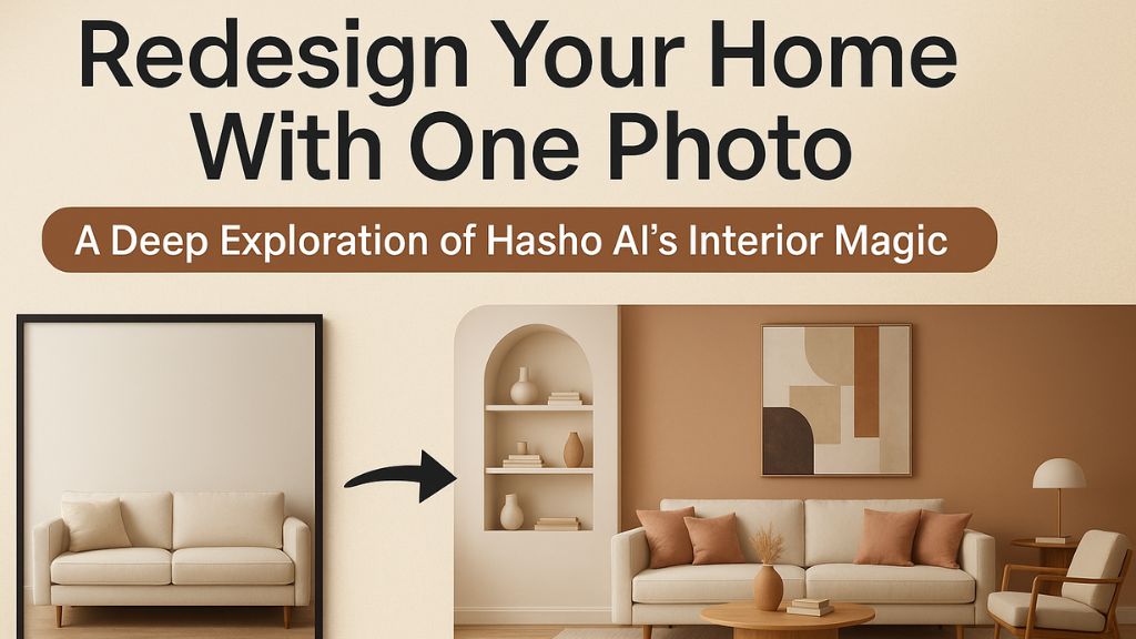 Redesign Your Home With One Photo: A Deep Exploration of Hasho AI’s Interior Magic
