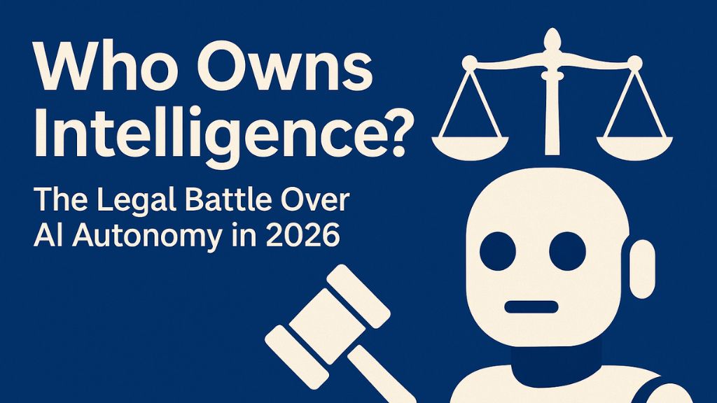 Who Owns Intelligence? The Legal Battle Over AI Autonomy in 2026