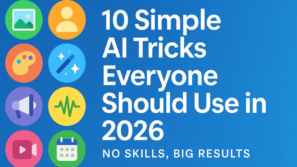 10 Simple AI Tricks Everyone Should Use in 2026 — No Skills, Big Results