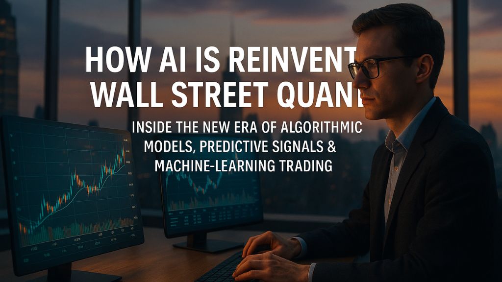 How AI Is Reinventing Wall Street Quants: Inside the New Era of Algorithmic Models, Predictive Signals & Machine-Learning Trading