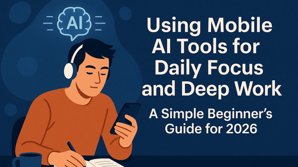 Using Mobile AI Tools for Daily Focus and Deep Work: A Simple Beginner’s Guide for 2026