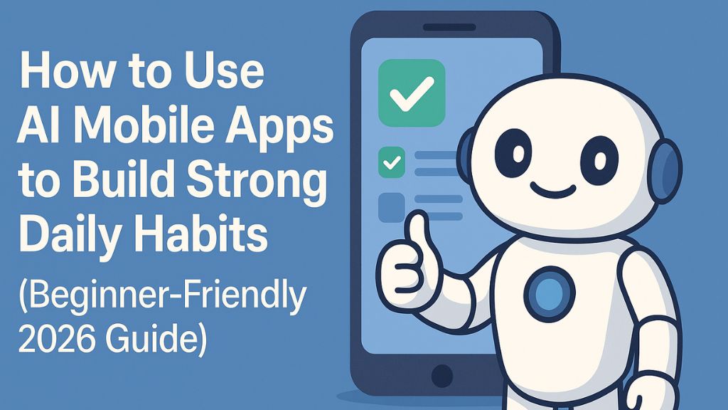 How to Use AI Mobile Apps to Build Strong Daily Habits (Beginner-Friendly 2026 Guide)