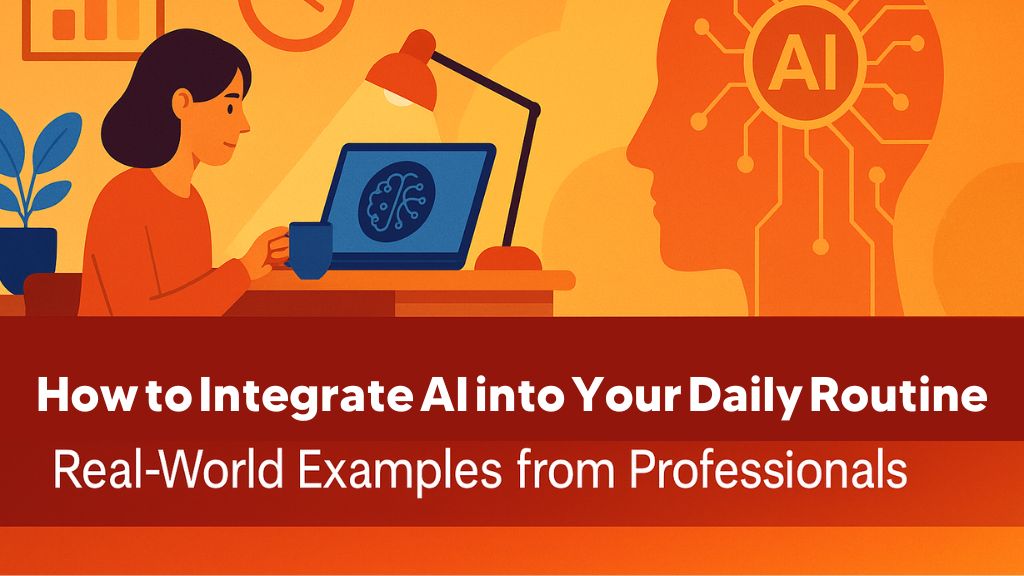 How to Integrate AI into Your Daily Routine (Real Examples from Professionals)