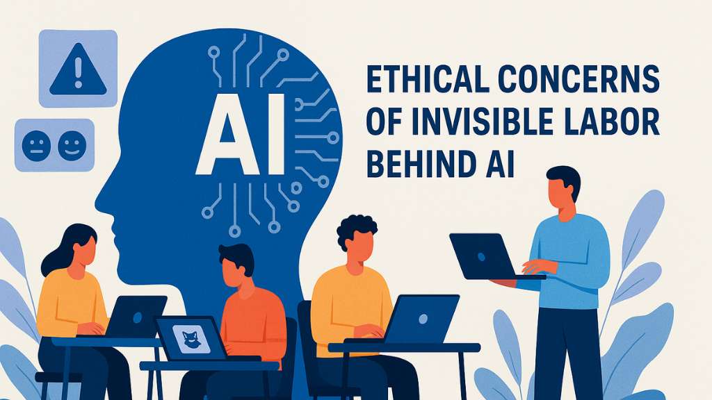 Invisible Labor Behind AI: Ethical Implications of Hidden Human Work in the Age of Automation
