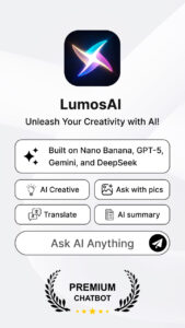 LumosAI App : Your Smart AI Chat Assistant for Study, Work & Creativity [Full Review + How to Use]